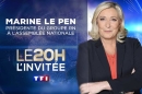 Marine Le Pen invitée du Journal de 20 Heures de TF1 ce mardi 7 juillet 2026