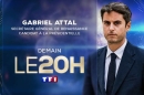 Gabriel Attal, candidat à la présidentielle, invité du 20 Heures de TF1 samedi 23 mai 2026