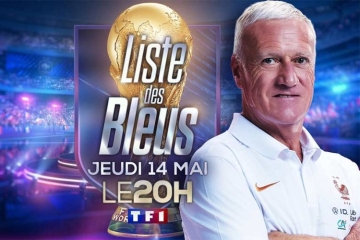 Didier Deschamps invité du Journal de 20 Heures de TF1 jeudi 14 mai 2026