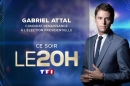 Gabriel Attal invité du Journal de 20 Heures de TF1 ce mercredi 28 octobre 2026