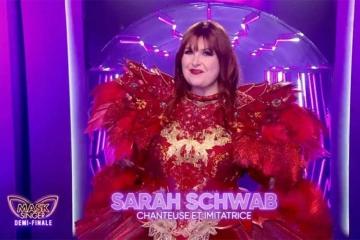 "Mask Singer" : La Vénitienne était... Sarah Schwab, regardez son démasquage ! (vidéo)