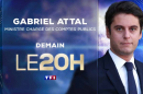 Gabriel Attal invité du JT de 20 Heures de TF1 mardi 31 janvier 2023